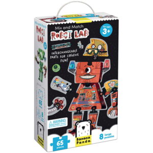 Mix and Match Robot Lab 3+ - creative robot puzzle for preschoolers