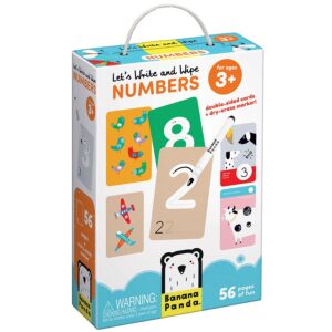 Let's Write and Wipe Numbers 3+ - write and wipe learning numbers cards