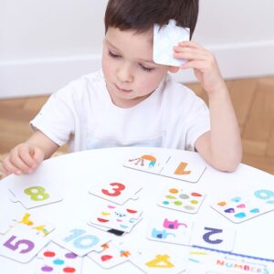 Kids Academy Numbers 3+ puzzles and drawing set