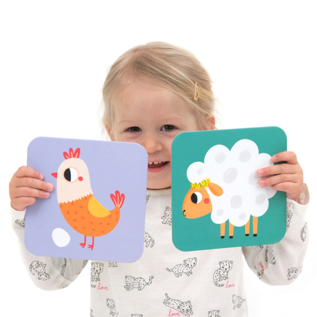 Memory game for toddlers - Suuuper Size Memory Game Farm Animals