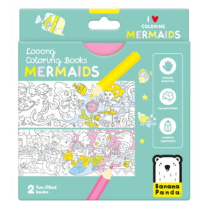 Looong Coloring Books - I Love Coloring Mermaids