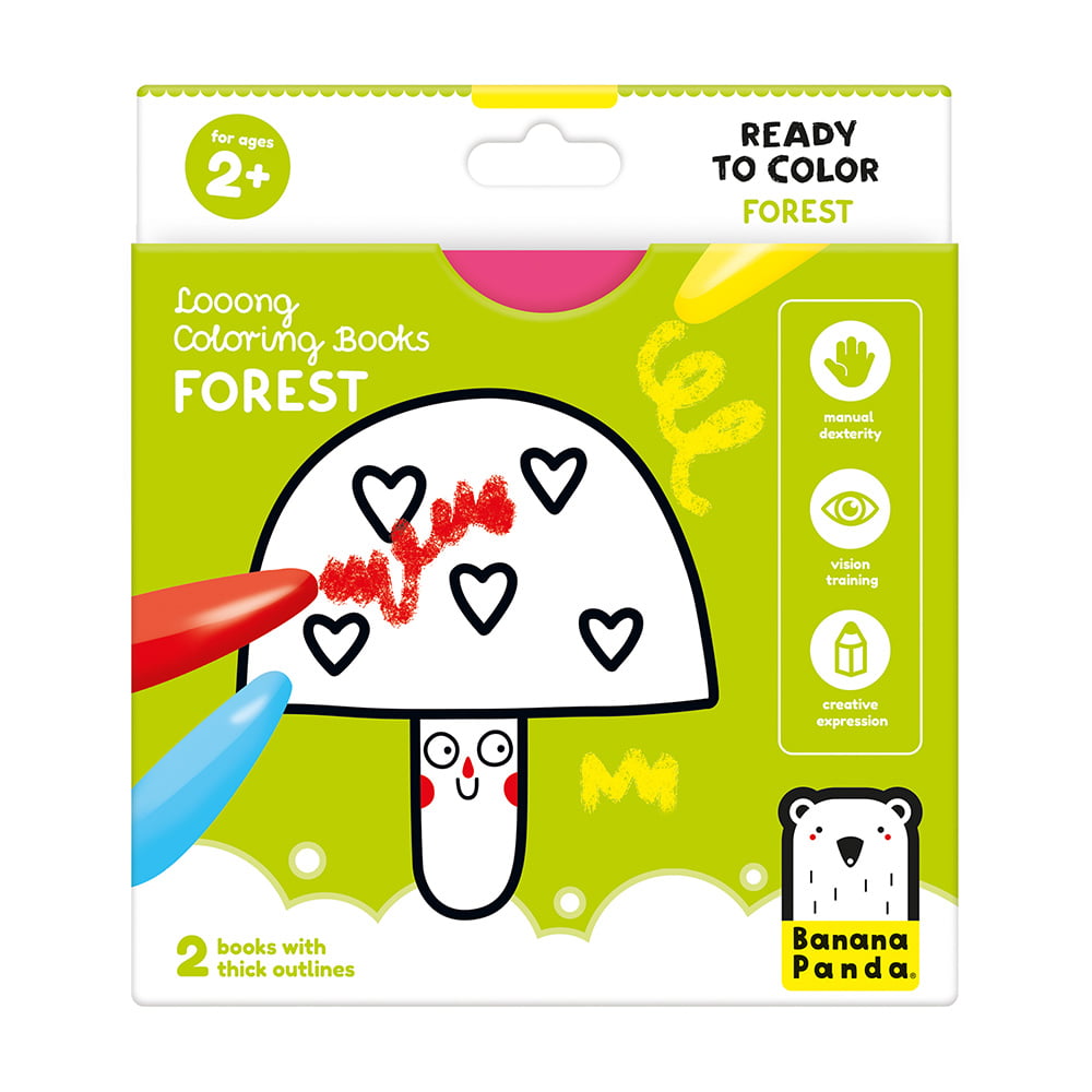 Looong Coloring Books - Ready to Color Forest