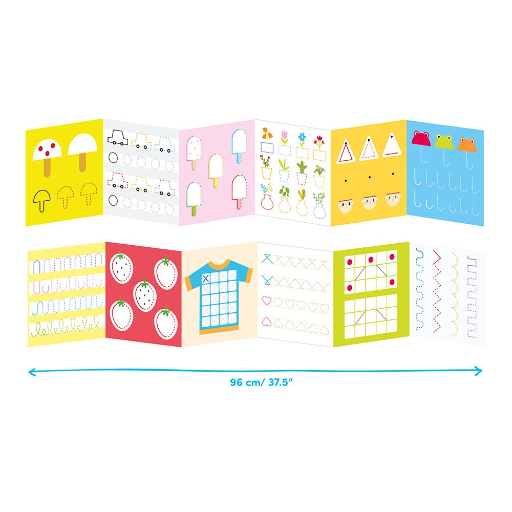 Looong Coloring Books Ready to Trace - Intermediate Lines