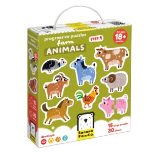 Progressive Puzzles Farm Animals